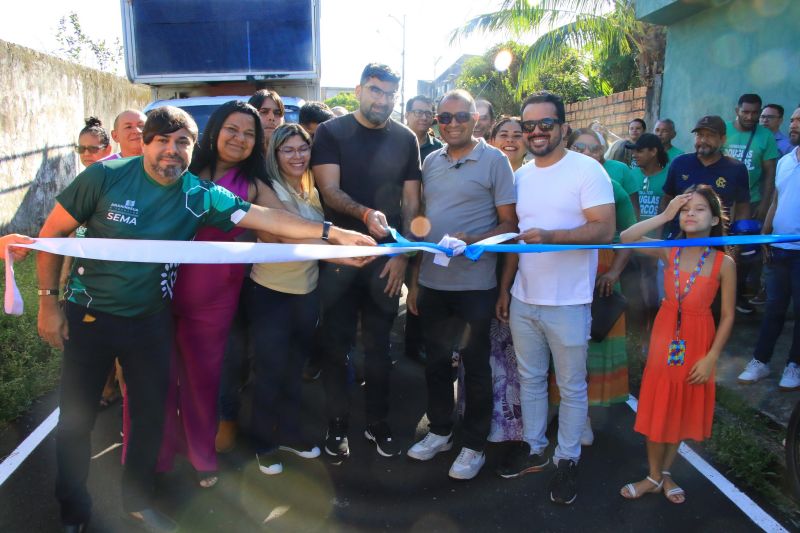 Inauguração das ruas Pavimentadas no bairro do Curuçambá