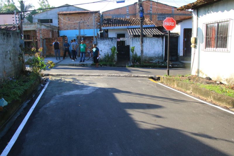 Inauguração das ruas Pavimentadas no bairro do Curuçambá