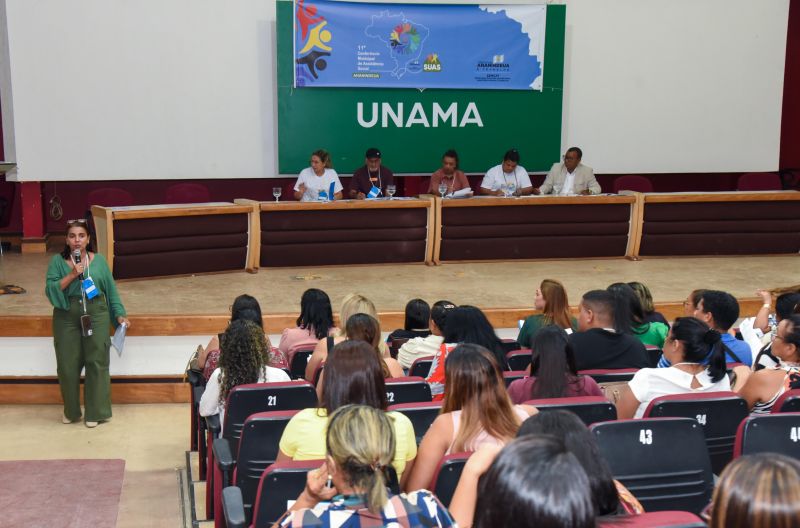 Conferência Municipal de Assistência Social no Auditório da Unama Br