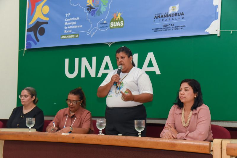 Conferência Municipal de Assistência Social no Auditório da Unama Br