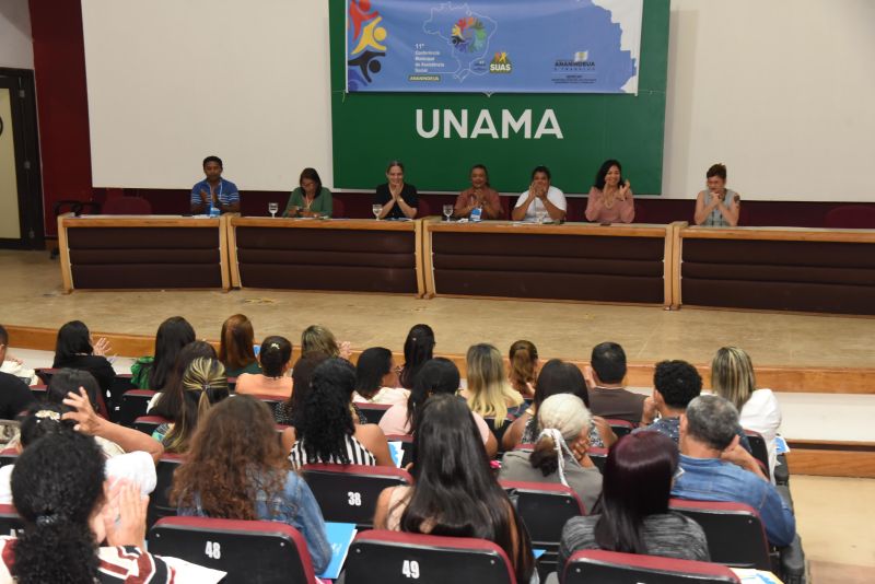 Conferência Municipal de Assistência Social no Auditório da Unama Br