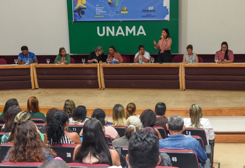 Conferência Municipal de Assistência Social no Auditório da Unama Br