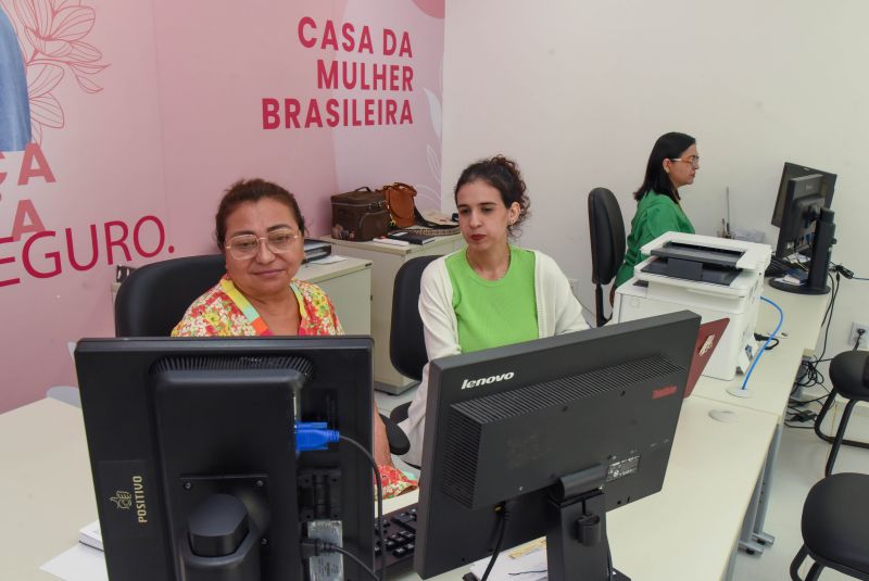 Visitação do Ministério Público da Mulher na Casa da Mulher Brasileira em Ananindeua