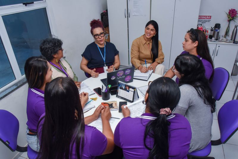 Visitação do Ministério Público da Mulher na Casa da Mulher Brasileira em Ananindeua