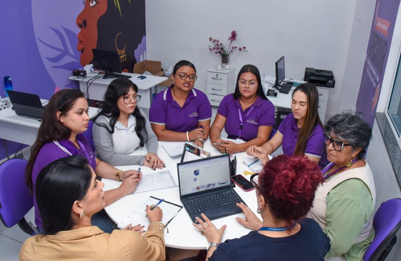 Visitação do Ministério Público da Mulher na Casa da Mulher Brasileira em Ananindeua