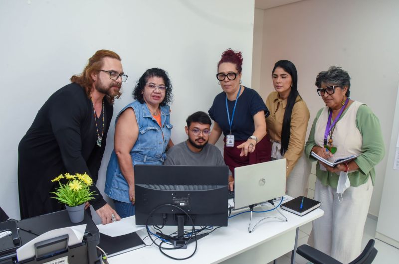 Visitação do Ministério Público da Mulher na Casa da Mulher Brasileira em Ananindeua