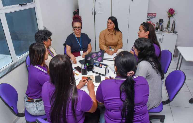 Visitação do Ministério Público da Mulher na Casa da Mulher Brasileira em Ananindeua