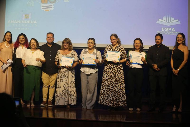 Prêmio Inovação da EGPA no teatro Municipal de Ananindeua