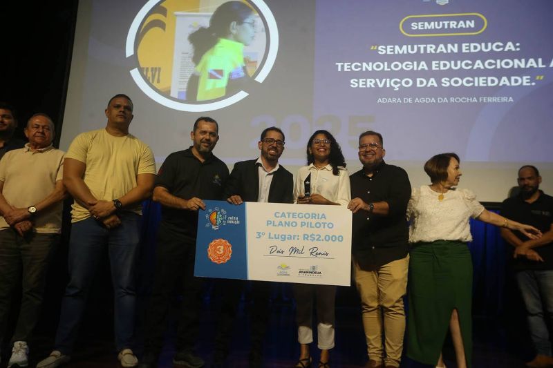 Prêmio Inovação da EGPA no teatro Municipal de Ananindeua