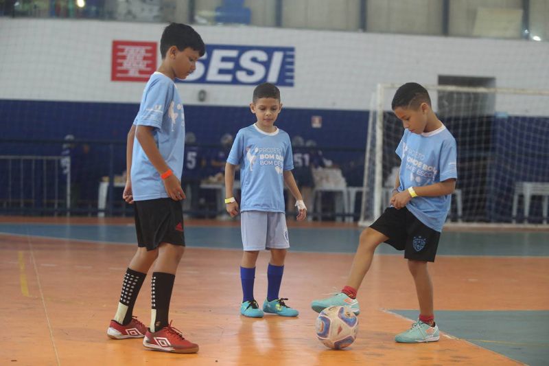 Encerramento do Semestre Bom Bola Bom de Escola no SESI