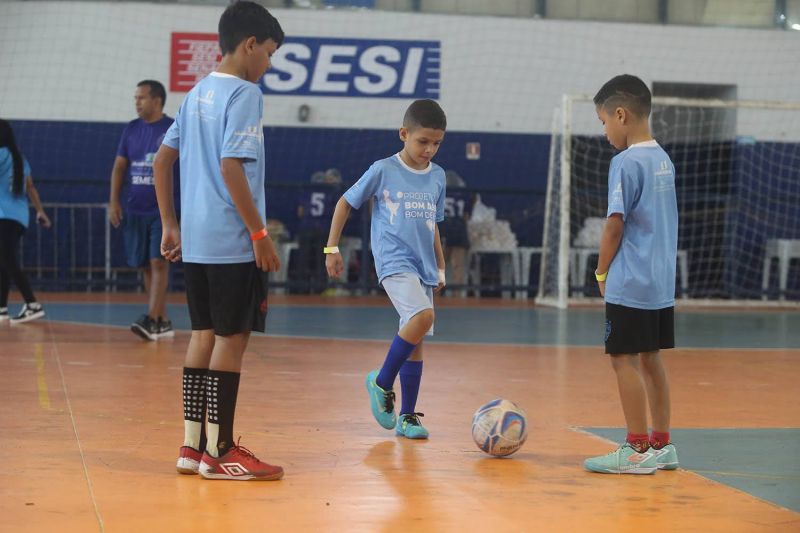 Encerramento do Semestre Bom Bola Bom de Escola no SESI