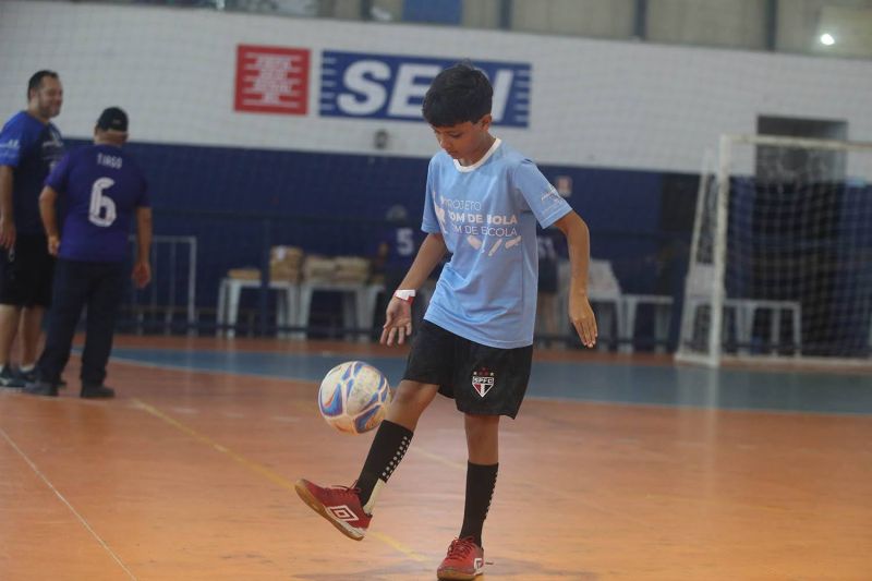 Encerramento do Semestre Bom Bola Bom de Escola no SESI