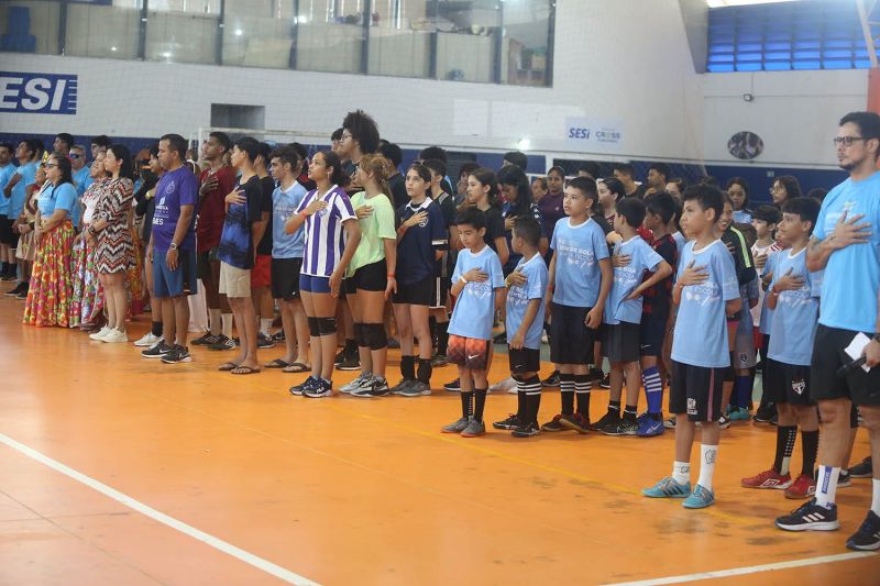 Encerramento do Semestre Bom Bola Bom de Escola no SESI