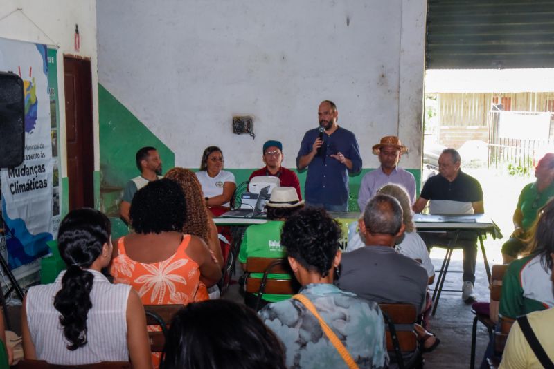 Pré- Conferência Municipal no parque das águas no Curuçambá
