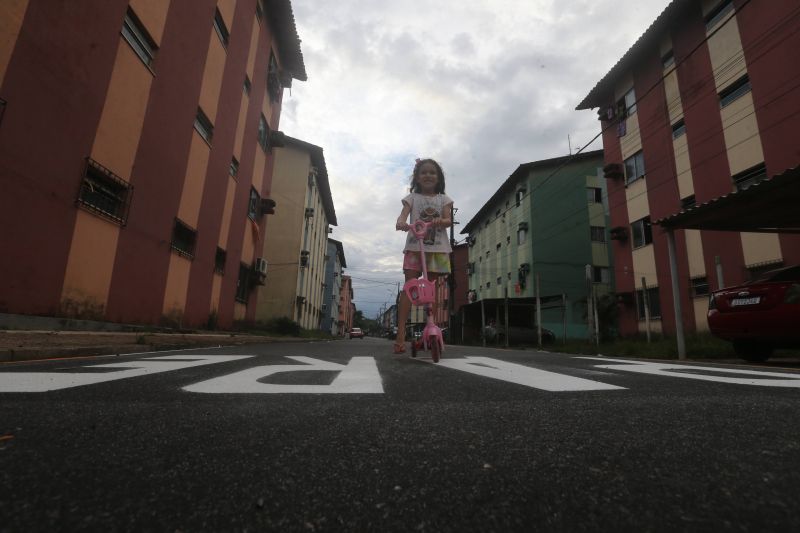 Inauguração de ruas pavimentadas no conjunto Clodomir de Nazaré no Distrito Industrial