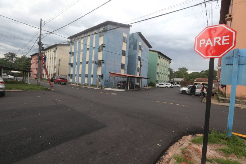 Inauguração de ruas pavimentadas no conjunto Clodomir de Nazaré no Distrito Industrial