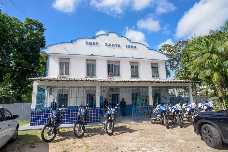 Visita na EMEF Santa Inês com entrega de salas climatizadas