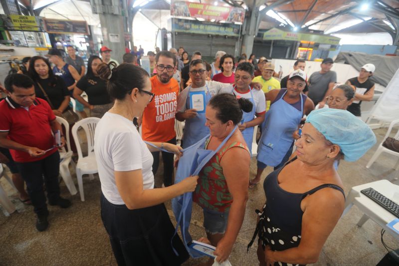 Curso de manipulação de alimentos na feira da Cidade Nova lV