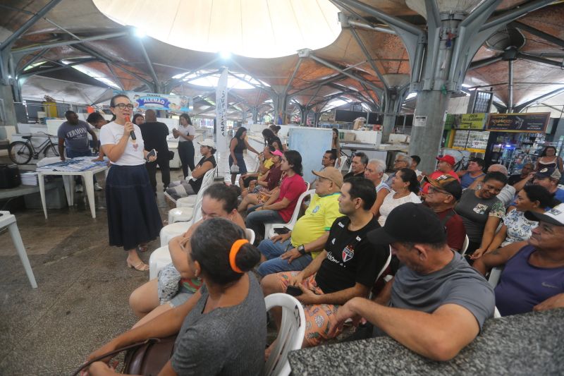 Curso de manipulação de alimentos na feira da Cidade Nova lV
