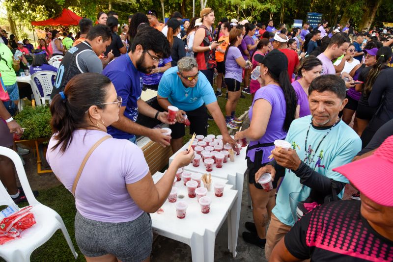 3º Treinão de corrida alusivo agosto lilás no bosque Marajoara