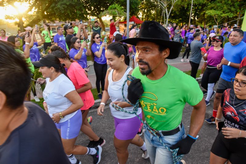 3º Treinão de corrida alusivo agosto lilás no bosque Marajoara