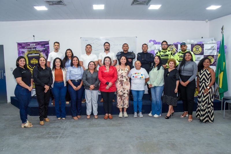 Reunião de trabalho GGIM no Comando da Polícia Municipal de Ananindeua