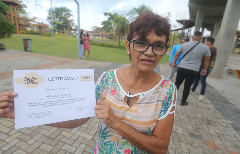 Encerramento do curso Doces que Encantam no Vila Parque Maguary