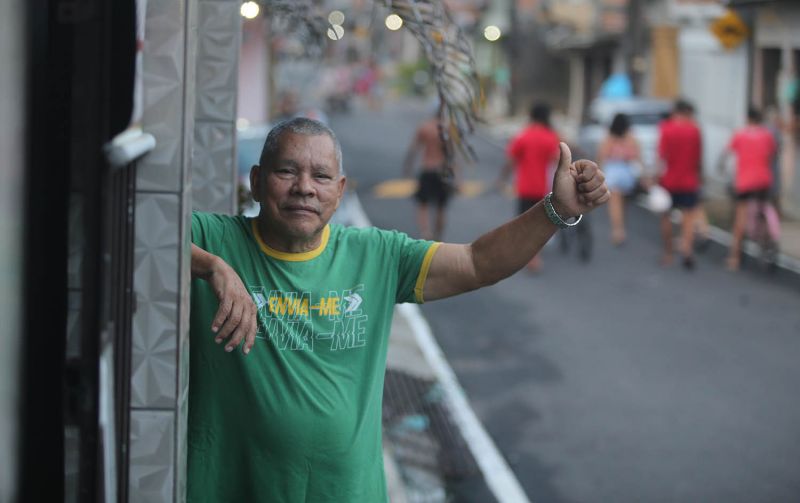 Inauguração de ruas pavimentadas na comunidade Dom Bosco no bairro Júlia Seffer