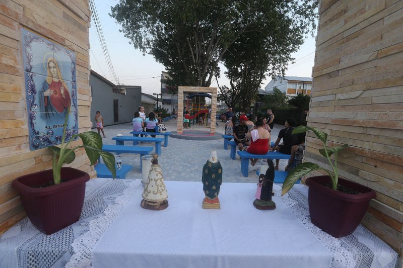 Inauguração do Cruzeiro Imaculado Coração de Maria na WE 72 Cidade Nova lV
