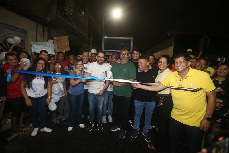 Inauguração de ruas Pavimentadas no Nova Esperança bairro 40 Horas