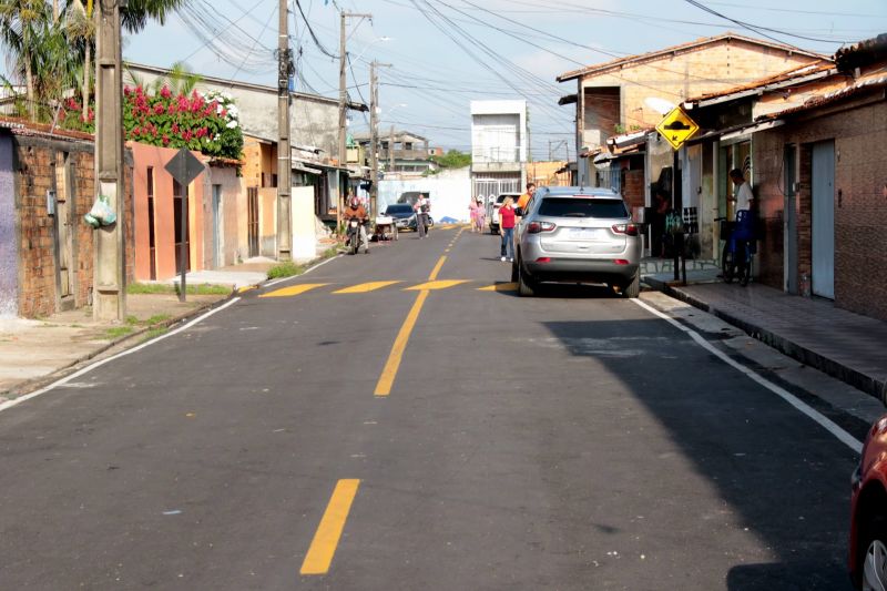 Inauguração asfáltica de ruas do PAAR, Alameda Maloca, Califórnia e Santa Rosa