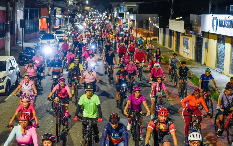 Ciclotur com saída e chegada da praça da Bíblia na Cidade Nova