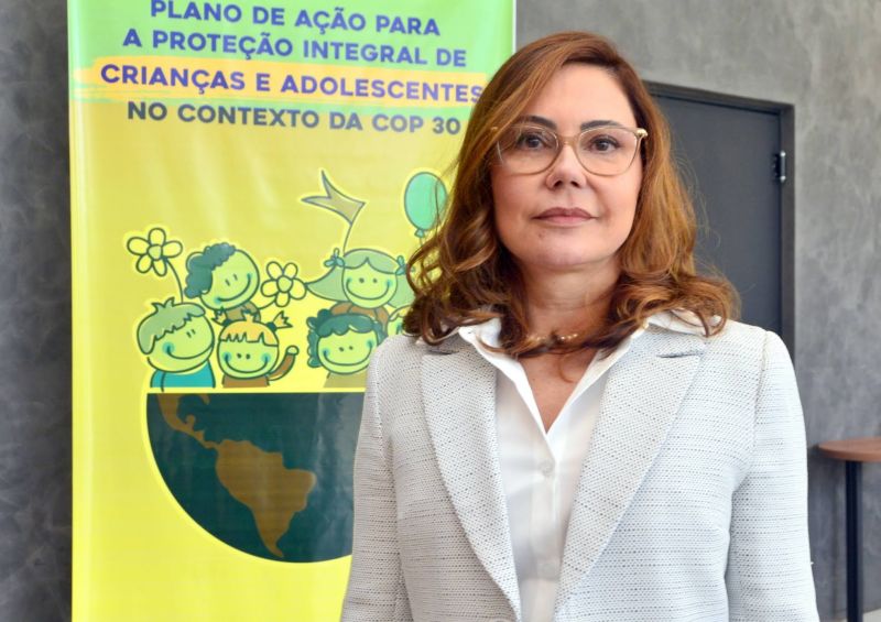 Lançamento do plano de Ação de Proteção da Criança e do Adolescente do Município de Ananindeua, durante a COP no teatro municipal de Ananindeua