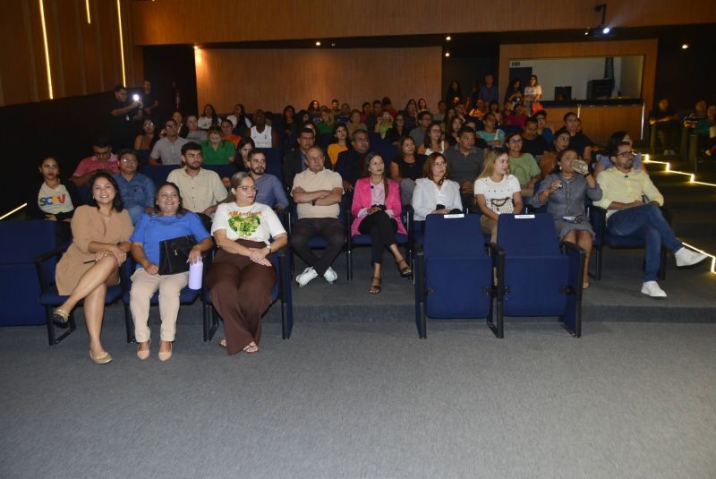 Lançamento do plano de Ação de Proteção da Criança e do Adolescente do Município de Ananindeua, durante a COP no teatro municipal de Ananindeua
