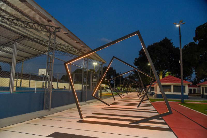 Praça Parque das Águas e Casa da Cultura em Águas Lindas