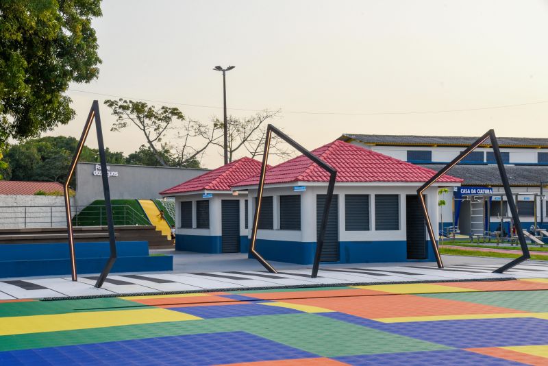 Praça Parque das Águas e Casa da Cultura em Águas Lindas