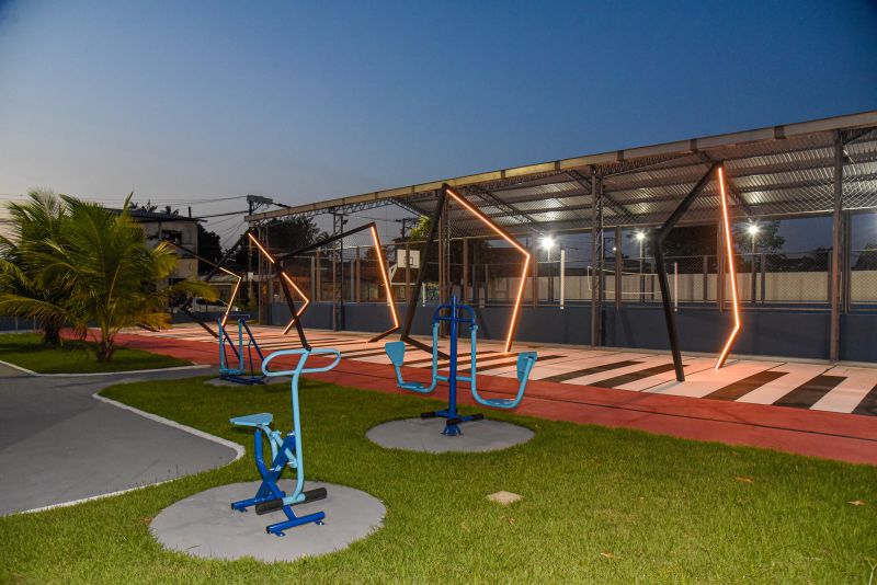 Praça Parque das Águas e Casa da Cultura em Águas Lindas