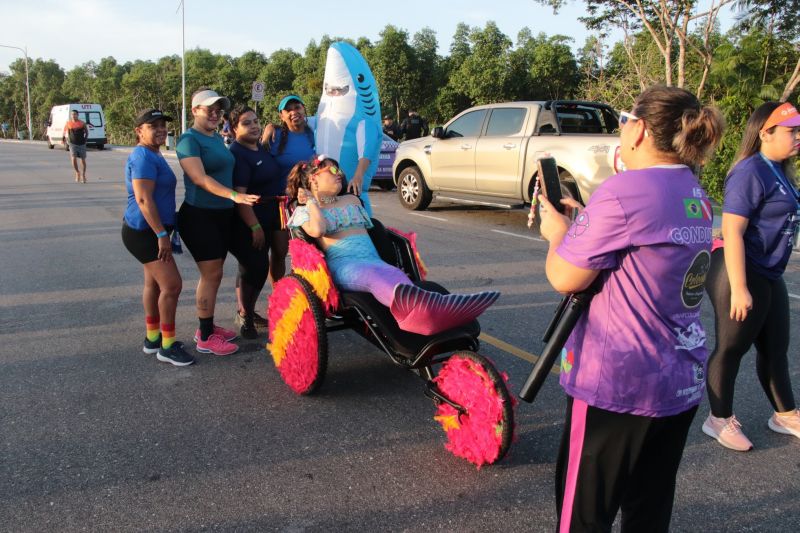Treinão de corrida na orla de Ananindeua