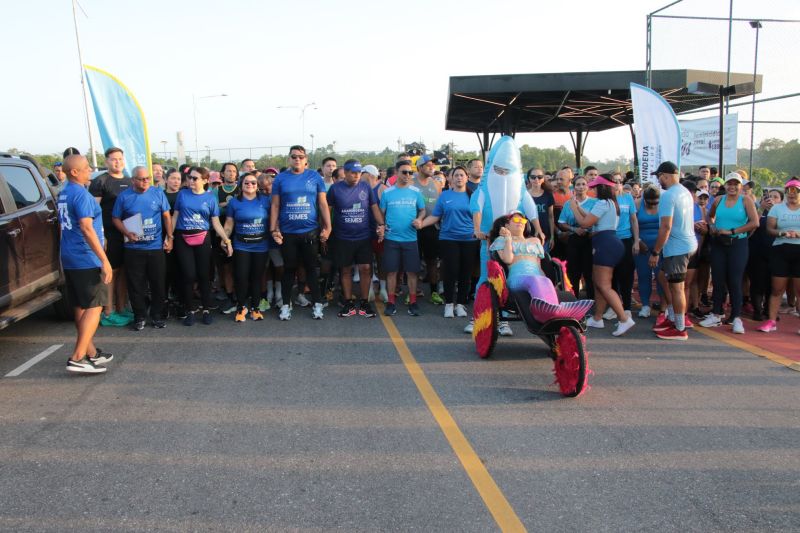 Treinão de corrida na orla de Ananindeua