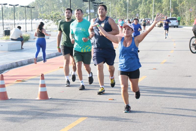 Treinão de corrida na orla de Ananindeua