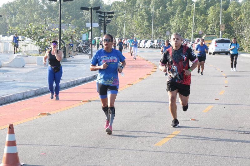 Treinão de corrida na orla de Ananindeua