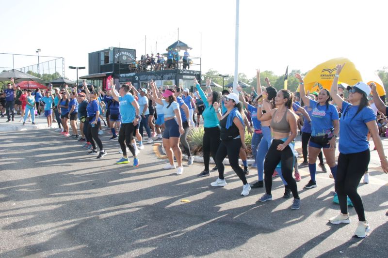 Treinão de corrida na orla de Ananindeua