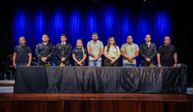 Aula Inaugural de capacitação do porte institucional no teatro Municipal