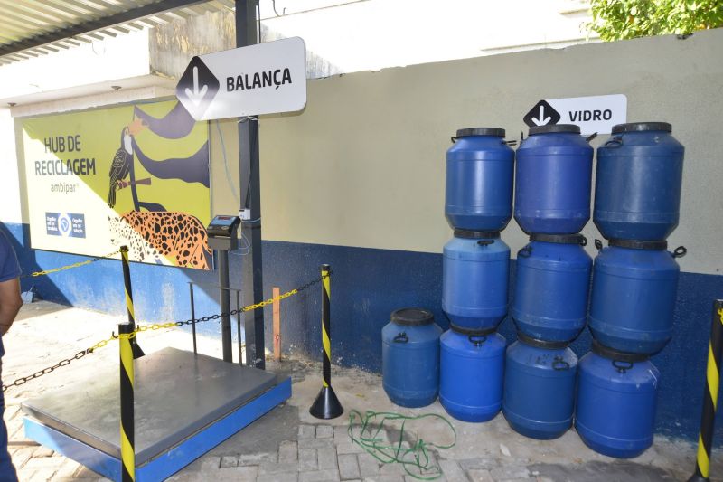 Inauguração do HUB de reciclagem na Cidade Nova