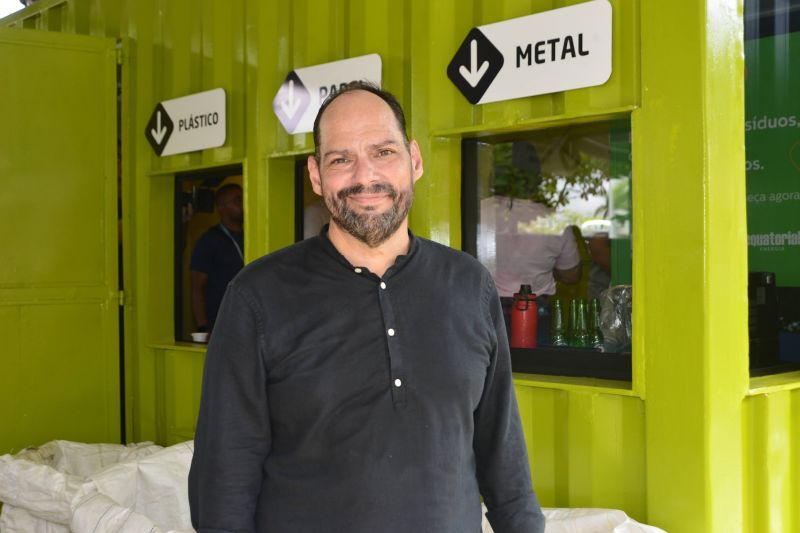 Inauguração do HUB de reciclagem na Cidade Nova