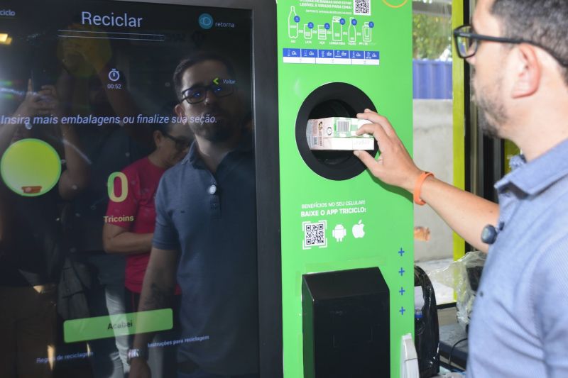 Inauguração do HUB de reciclagem na Cidade Nova