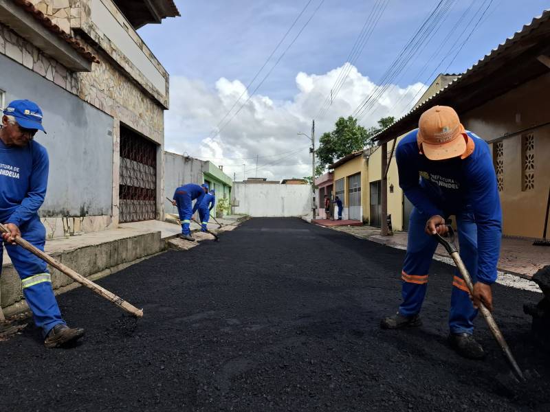 Pavimentação das ruas de Ananindeua 