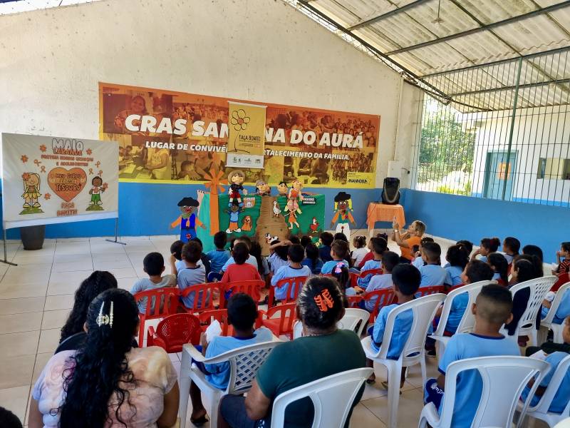 CRAS Santana do Aurá promove ação especial do Maio Laranja 