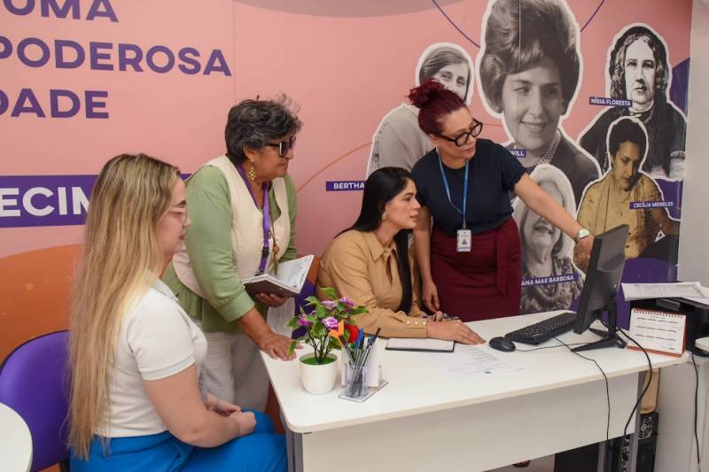 Trabalhando o empoderamento das mulheres.