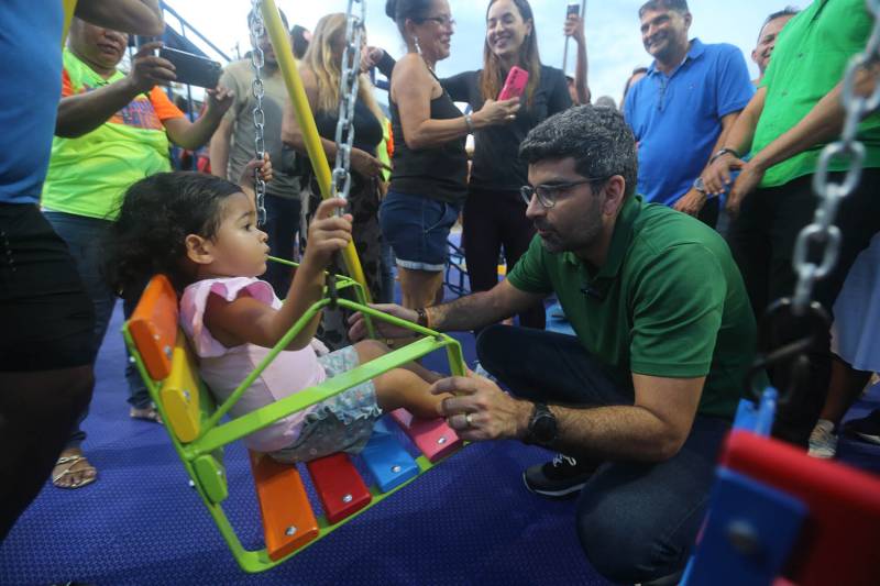 Praça Estrela é reinaugurada e garante lazer para famílias em Ananindeua